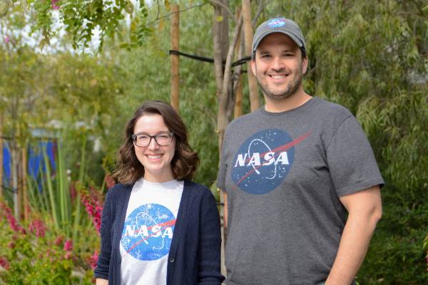 Students using telescope to watch solar eclipse