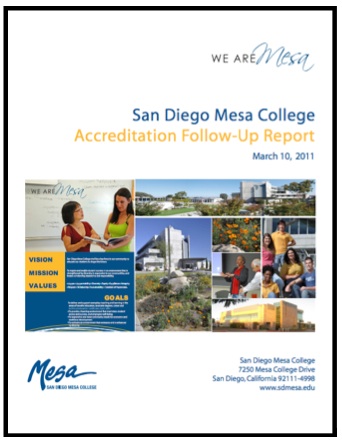2011 Accreditation Follow-Up Report