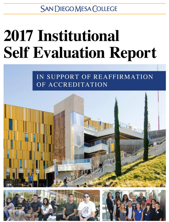 2017 Institutional Self Evaluation Report